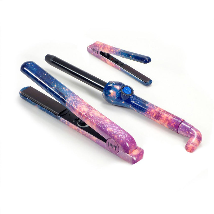 Glätteisen & Lockenstab Set – Lola Styling Tool Kit Galaxy