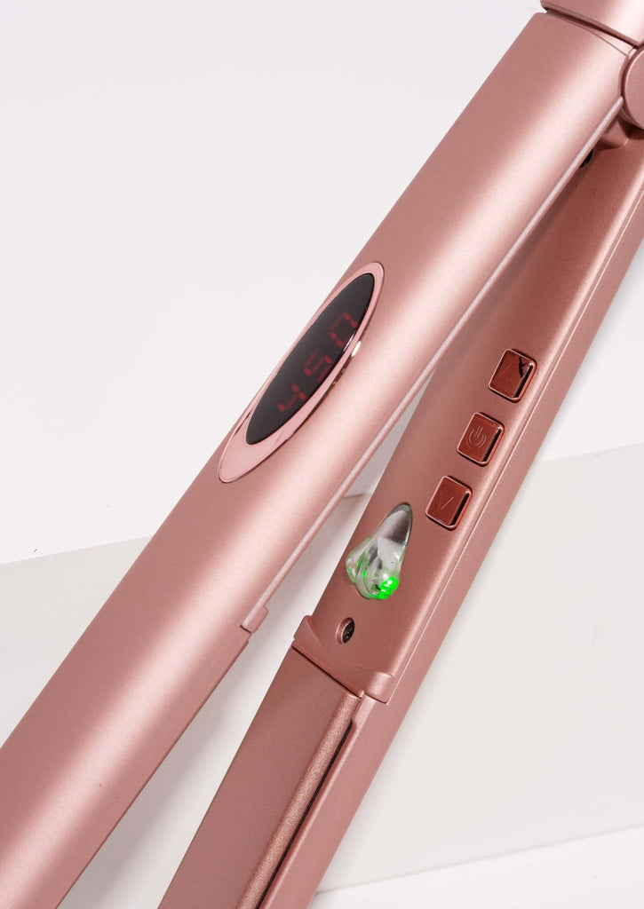 Glätteisen – Infrarot Rosegold